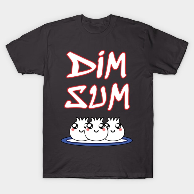 3 Cute Dim Sum Characters T-Shirt by emojiawesome